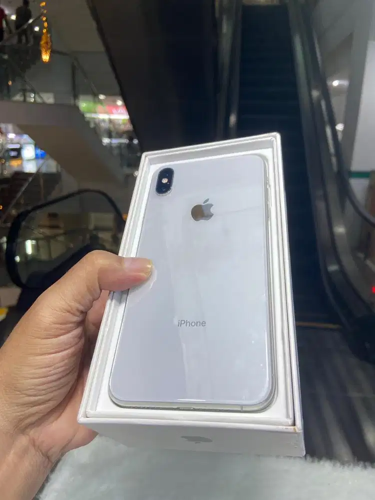 Second IPHONE XS MAX 64gb SILVER IBOX Welljoss