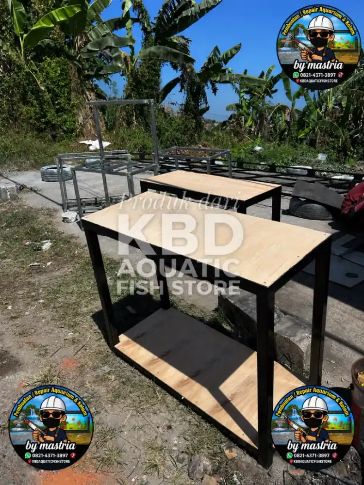 Meja aquarium custom
