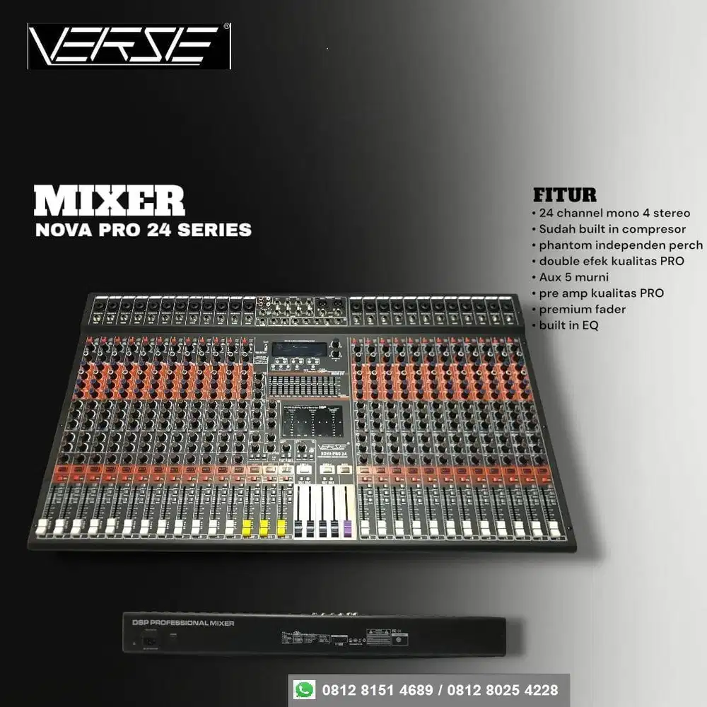 VERSE MIXER NOVA PRO 24 SERIES - Original Garansi Resmi VERSE