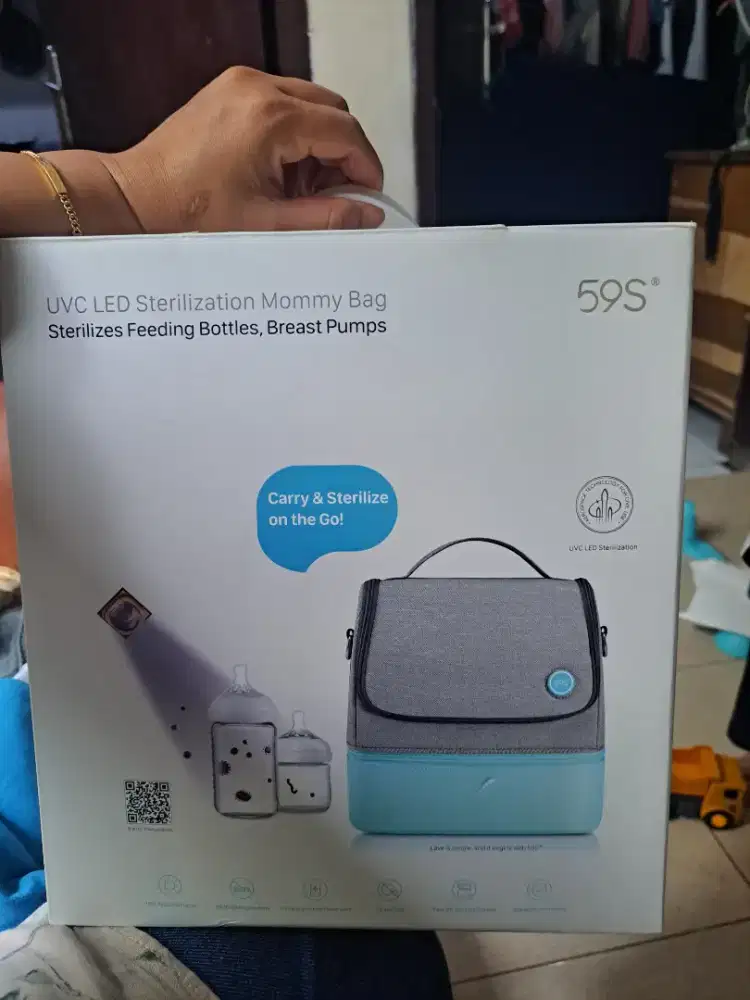 59S UV-C LED Sterilizer Maternity Bag / Tas Sterilisasi Botol Susu