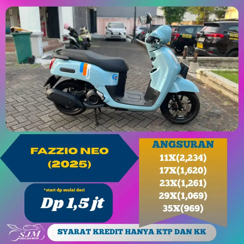 YAMAHA FAZZIO NEO 2025 MESIN HALUS
