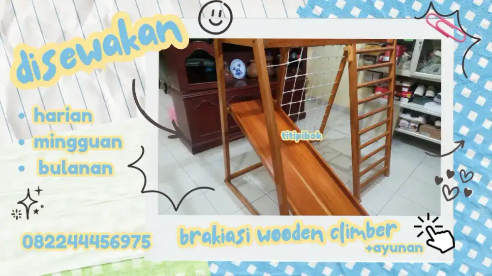 dijual preloved BRAKIASI KAYU
