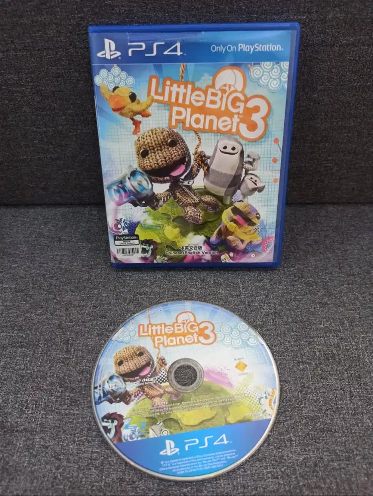 Kaset bluray disc BD PS4 Little Big Planet 3
