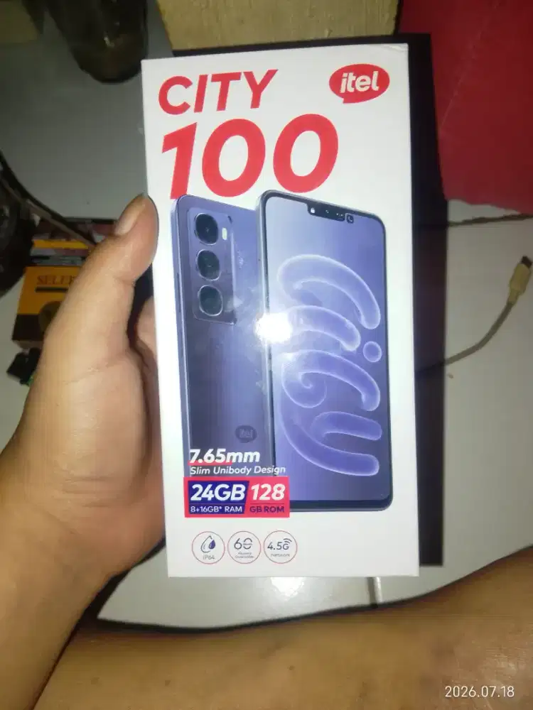 Di jual Smartphone merk itel City 100
