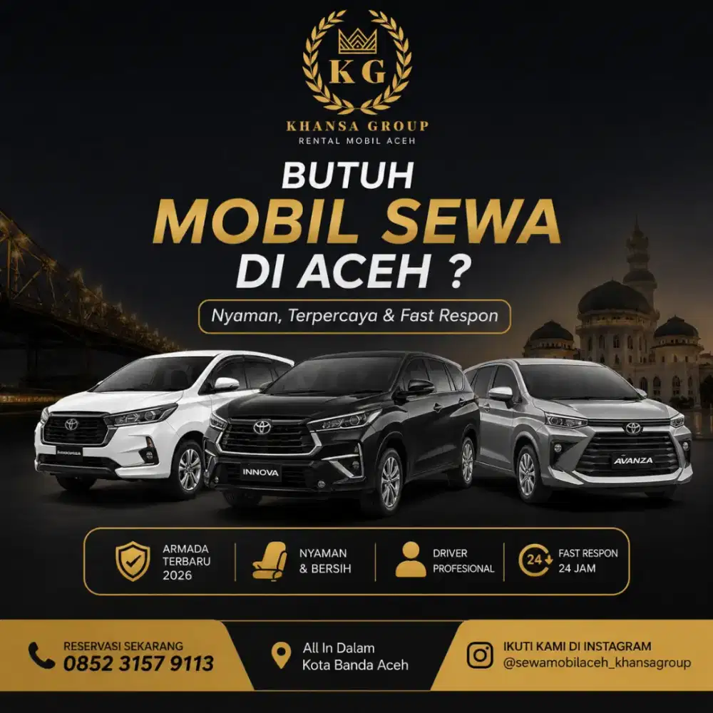 SEWA MOBIL MURAH BANDA ACEH LEPAS KUNCI & DRIVER  | CV. KHANSA GROUP