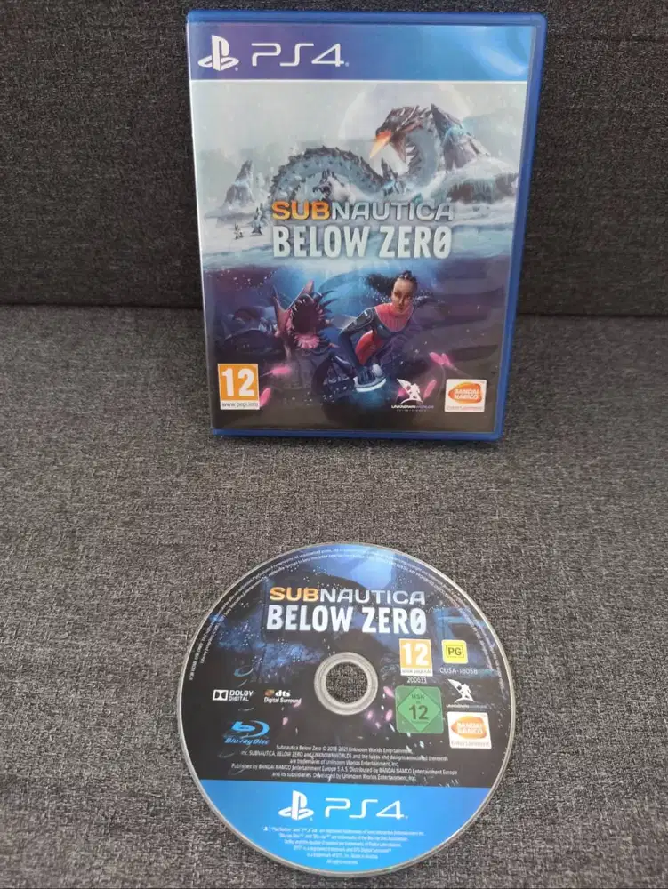 Kaset bluray disc BD PS4 Subnautica Below Zero