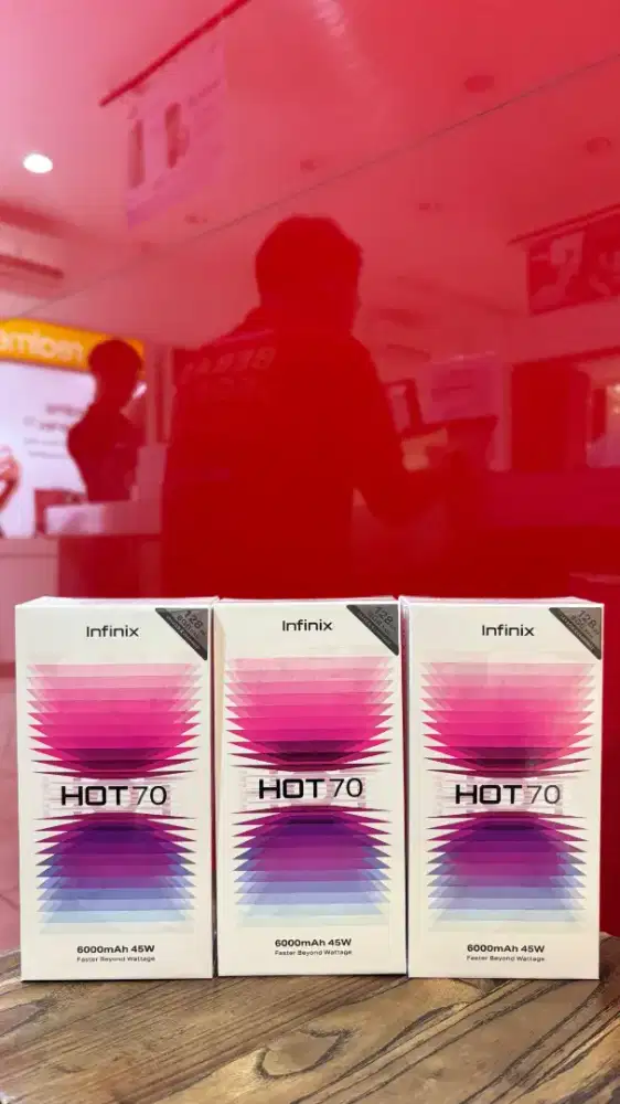 Yuk ah yg mau upgrad hp ke type terbaru infinix hot 70 4/128 ready yah
