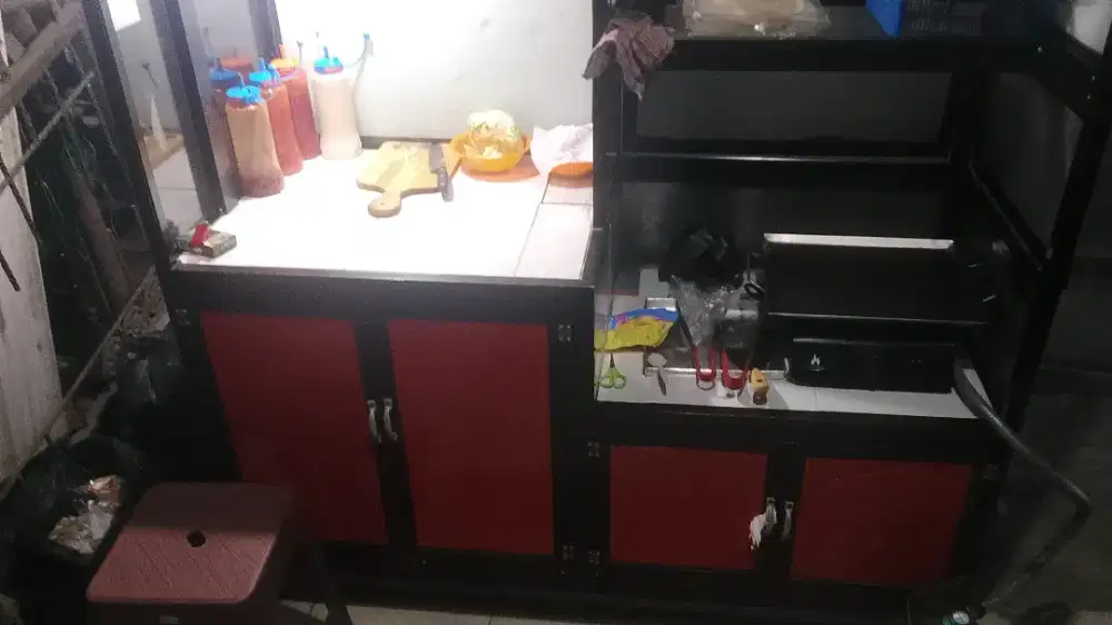 Gerobak kebab(bekas ciken)