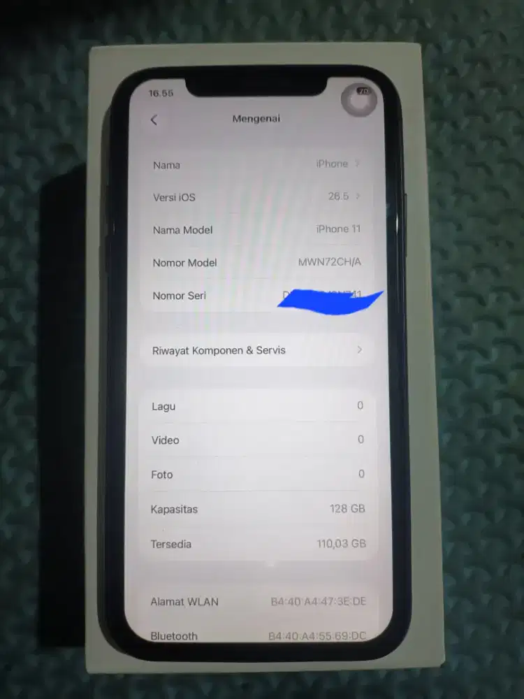 Iphone 11 128 inter fullset
