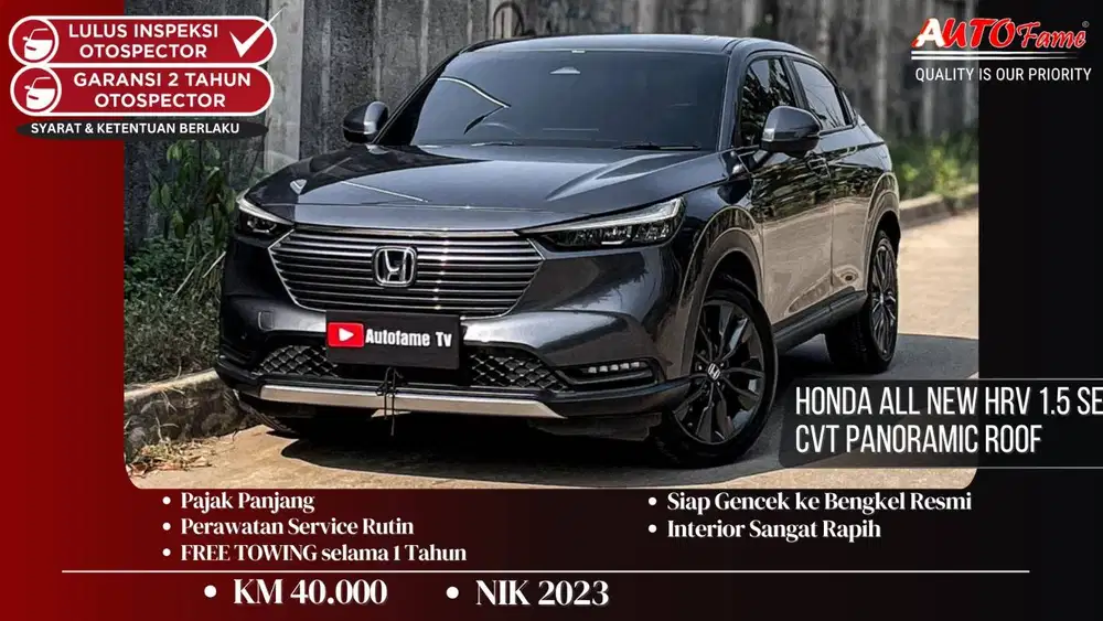 Honda All New HRV 1.5 SE CVT NIK 2023
