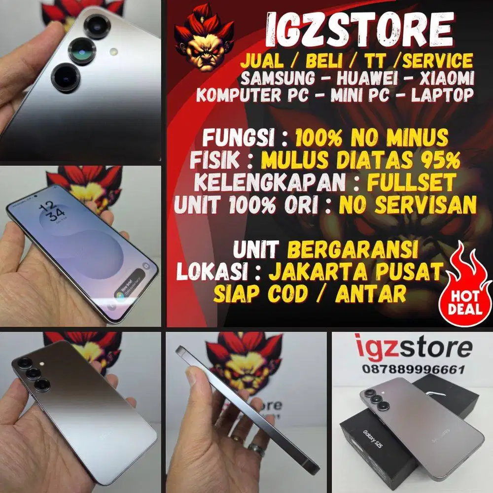 SIAP COD : Samsung S25 12/256/512 SEIN NORMAL NOMINUS