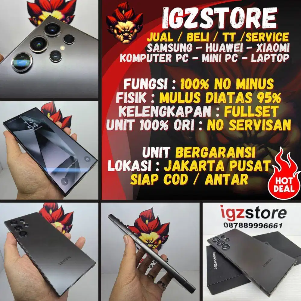 SIAP COD : SAMSUNG S24 Ultra 12/256/512 RESMI NOMINUS
