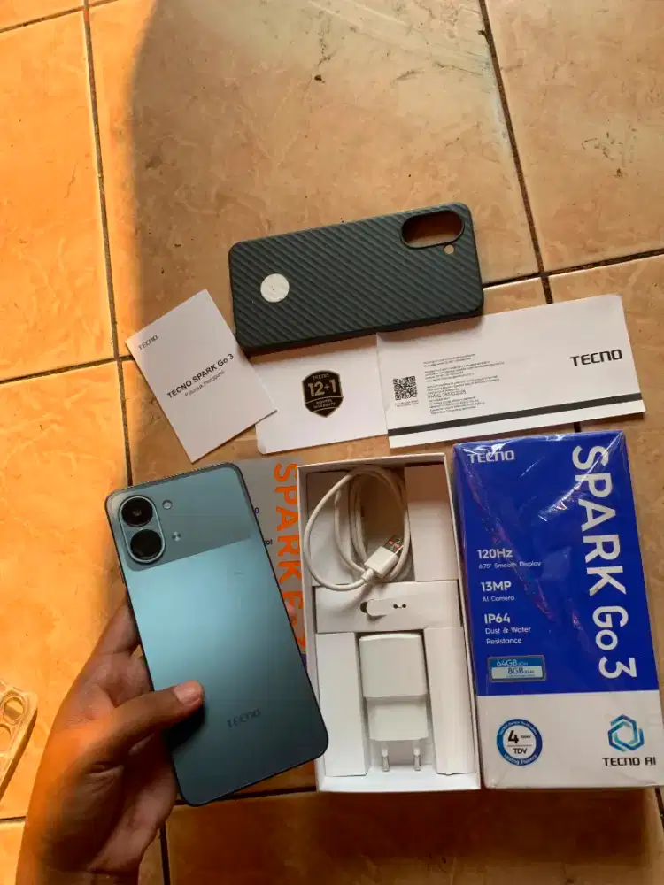 TECHNO SPARK GO3 RAM 4+4/64