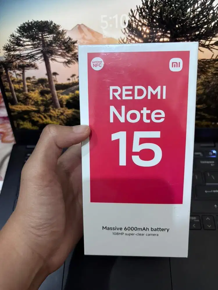 HP NEW REDMI NOTE 15 BLACK 8GB/256GB NEGO