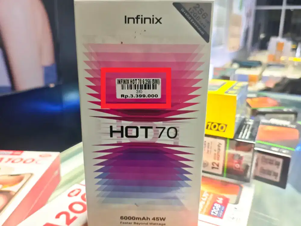 INFINIX HOT 70 RAM 6+6/256GB ATLANTIS DAHSYAT