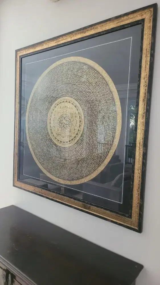 Buddha Tibetan Mantra Mandala Wall