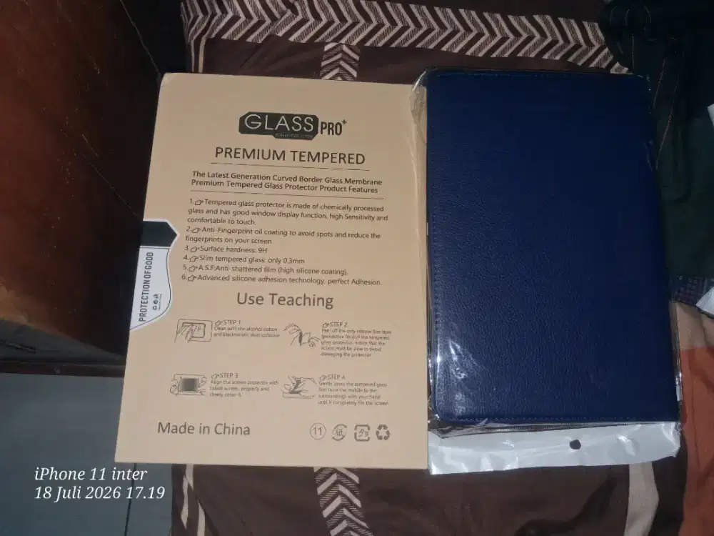 Tampred glass pro dan Flip cover Samsung Tab A8 2022