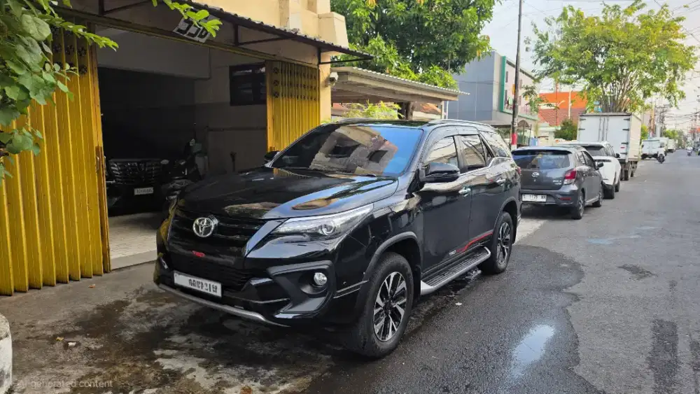 Fortuner TRD Diesel NIK 2017 Pemakaian 2018 BARCODE AKTIF