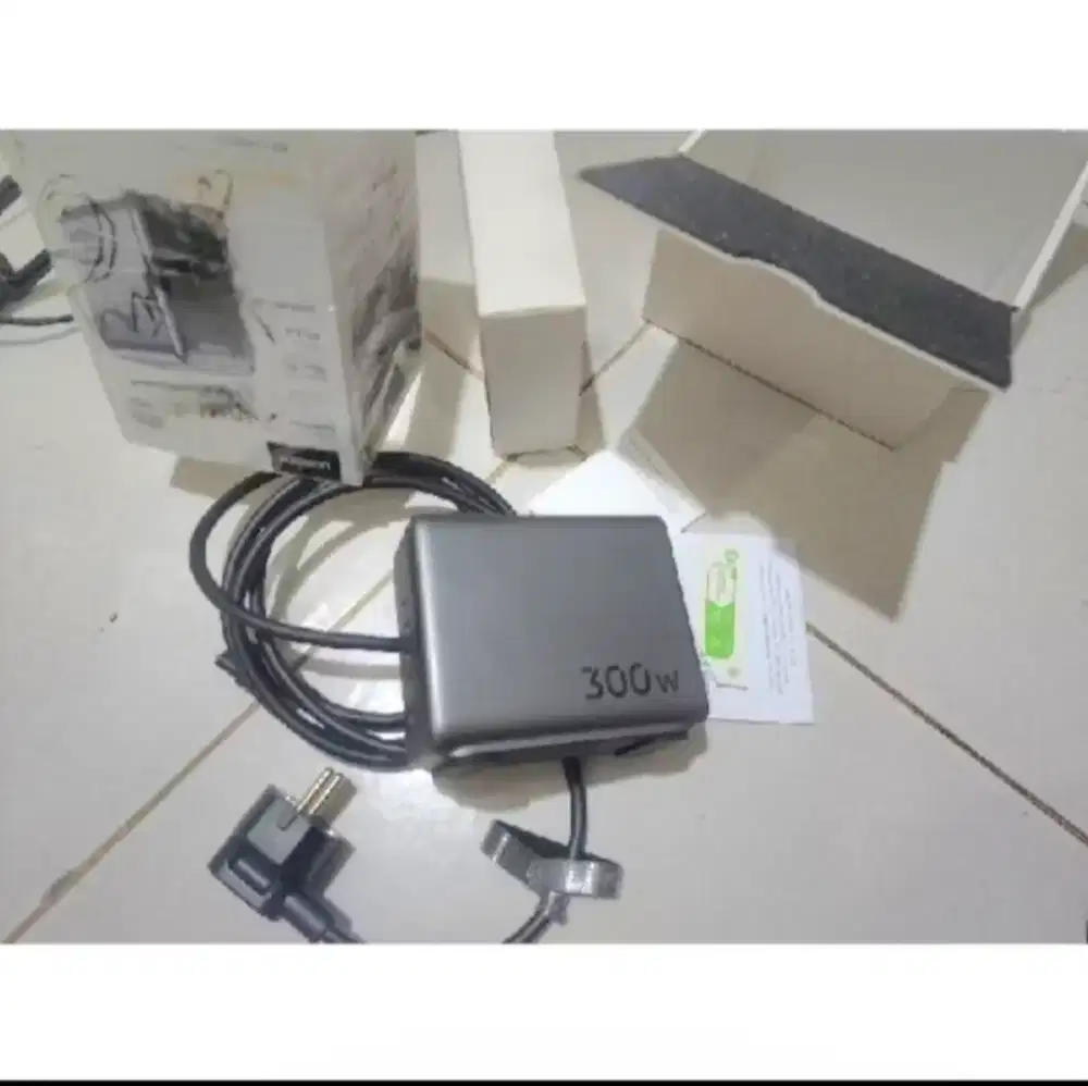 charger ugreen 300w 90903 hyperfast cas hp 5 port buka segel dus mulus