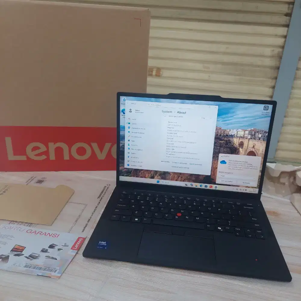 Laptop Lenovo Thinkpad X13 Gen 6 Intel Core Ultra 5 255U Openbox Resmi