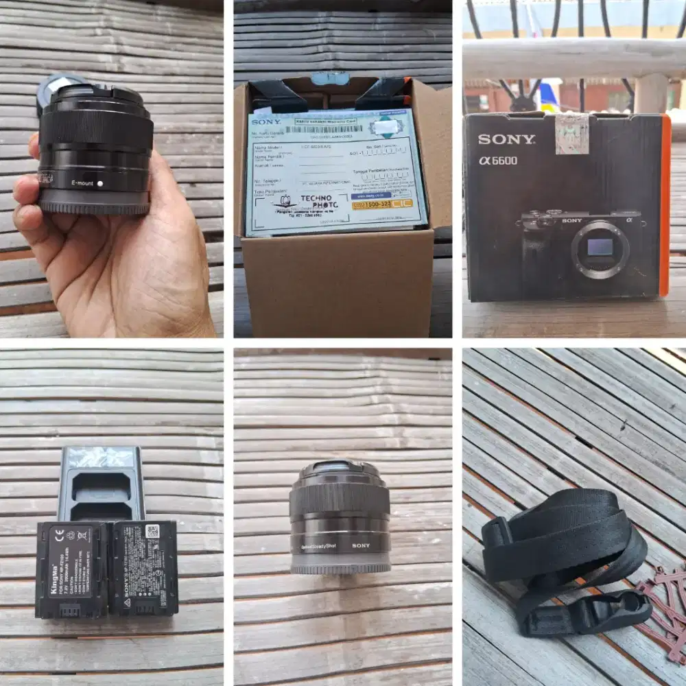 Jual sony a6600 komplit