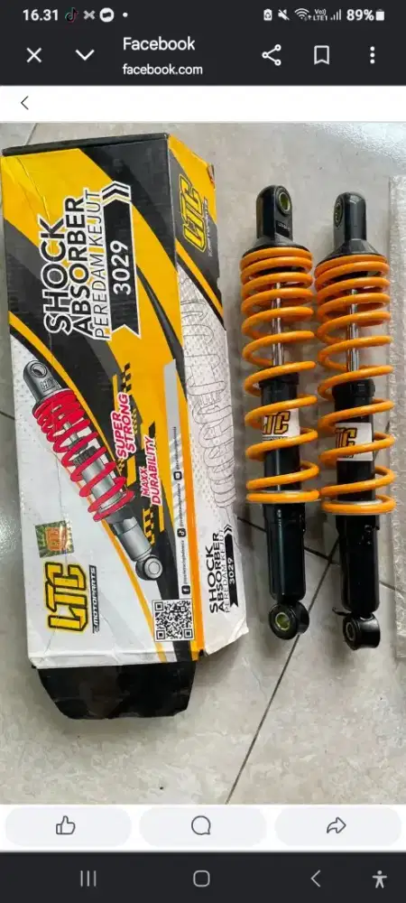 Mahar aja nih gan sok belakang buat motornya.
