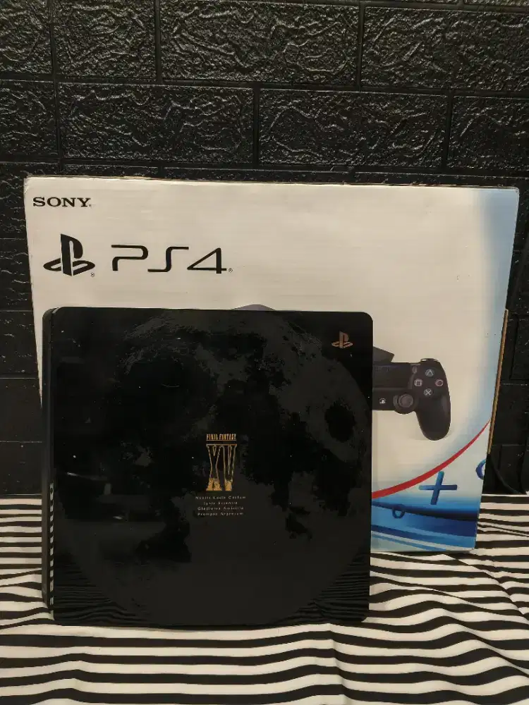 Ps4 slim 1tb original sony 100% limited edition series final Fantasy.