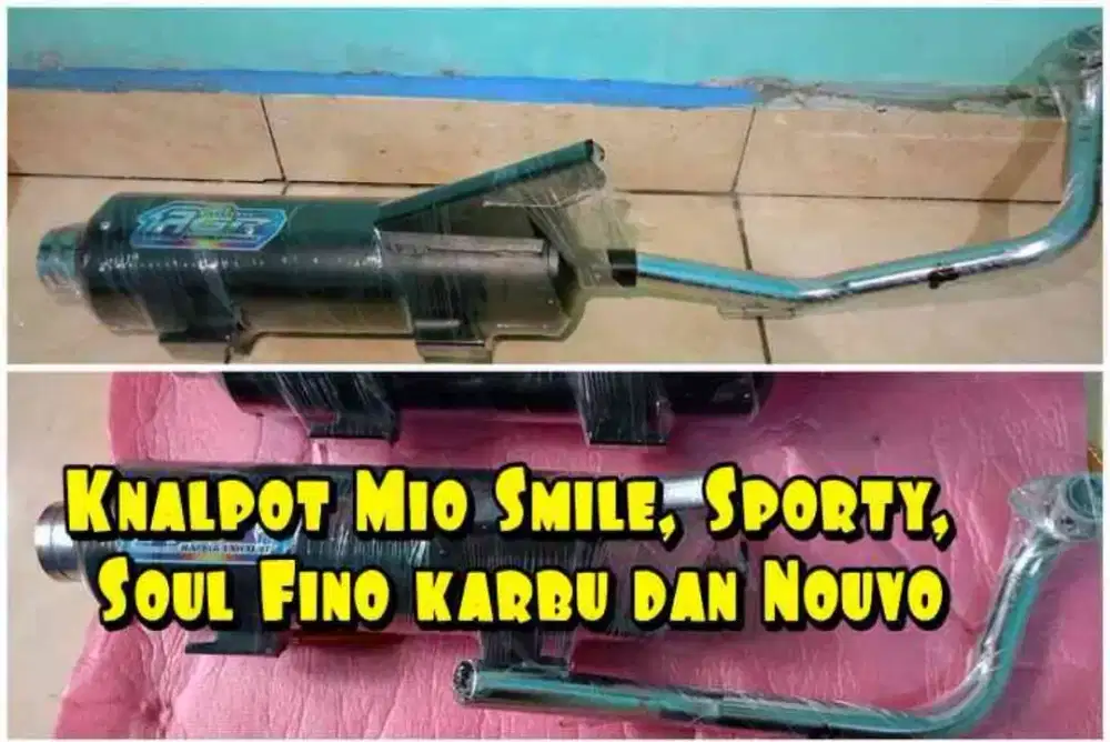 Kenalpot Mio Smile Sporty Soul Fino Nouvo Karburator