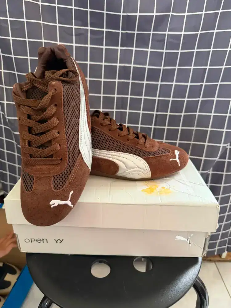 Puma speedcat brown mate silver