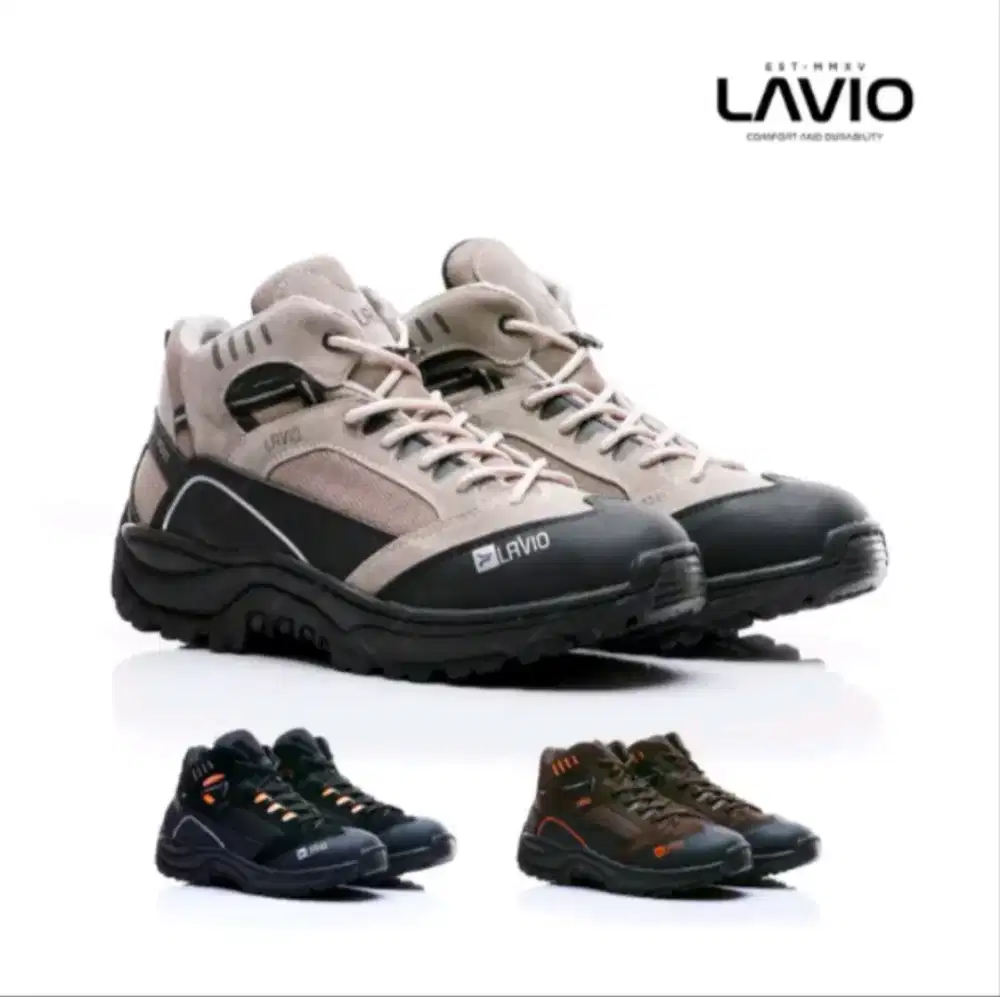 Sepatu Boot Casual LAVIO Original Pria - Kondisi Baru 100% No Minus
