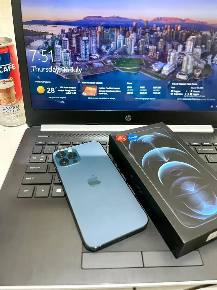 Iphone 12 pro 128gb beacukai ( hp dus kabel )