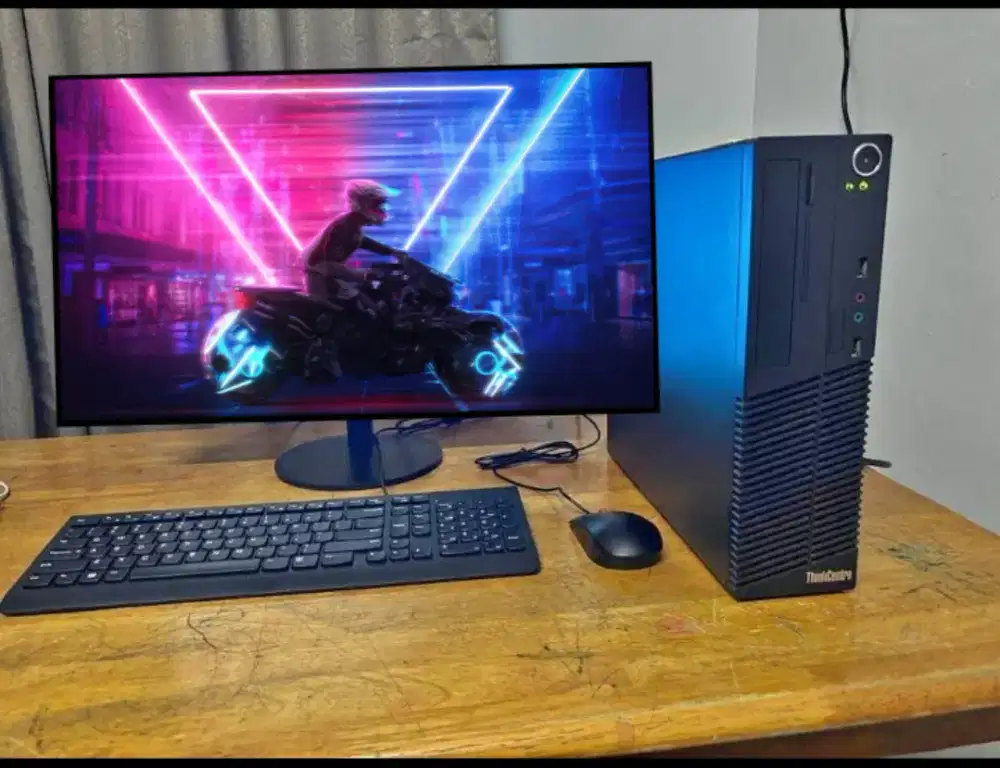 PC GAMING FULSET + LCD + RAM 8 GB + VGA 1 GB + HD 500 GB + GAMES APP