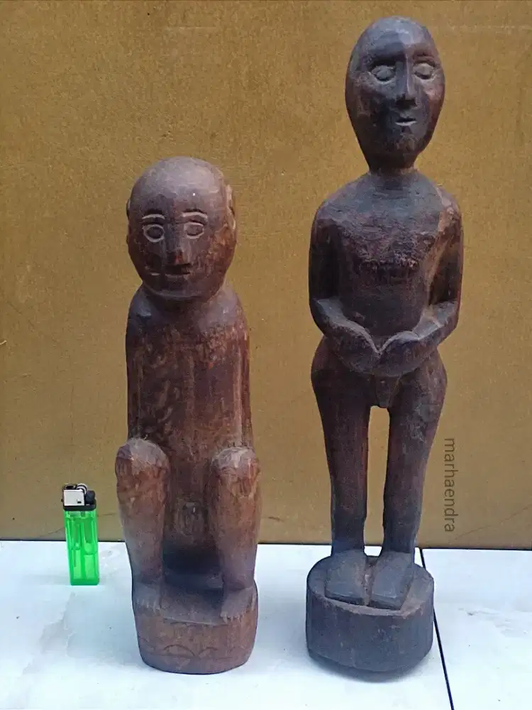 Patung primitif kuno jadul antik