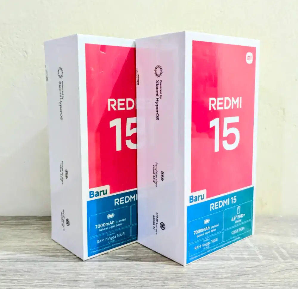 Xiaomi Redmi 15 4G Ram 8/128 BNIB Baru Segel Pabrik