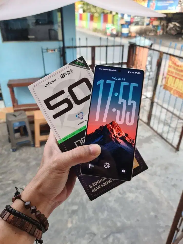 Infinix Note 50 8/256 Fullset Ori | Like New | Mulus | Garansi