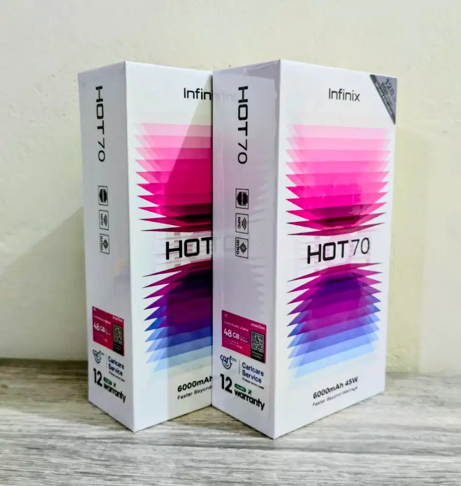 Infinix Hot 70 4G Ram 4/128 BNIB BARU SEGEL PABRIK
