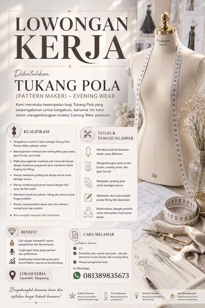 Tukang Pola Busana