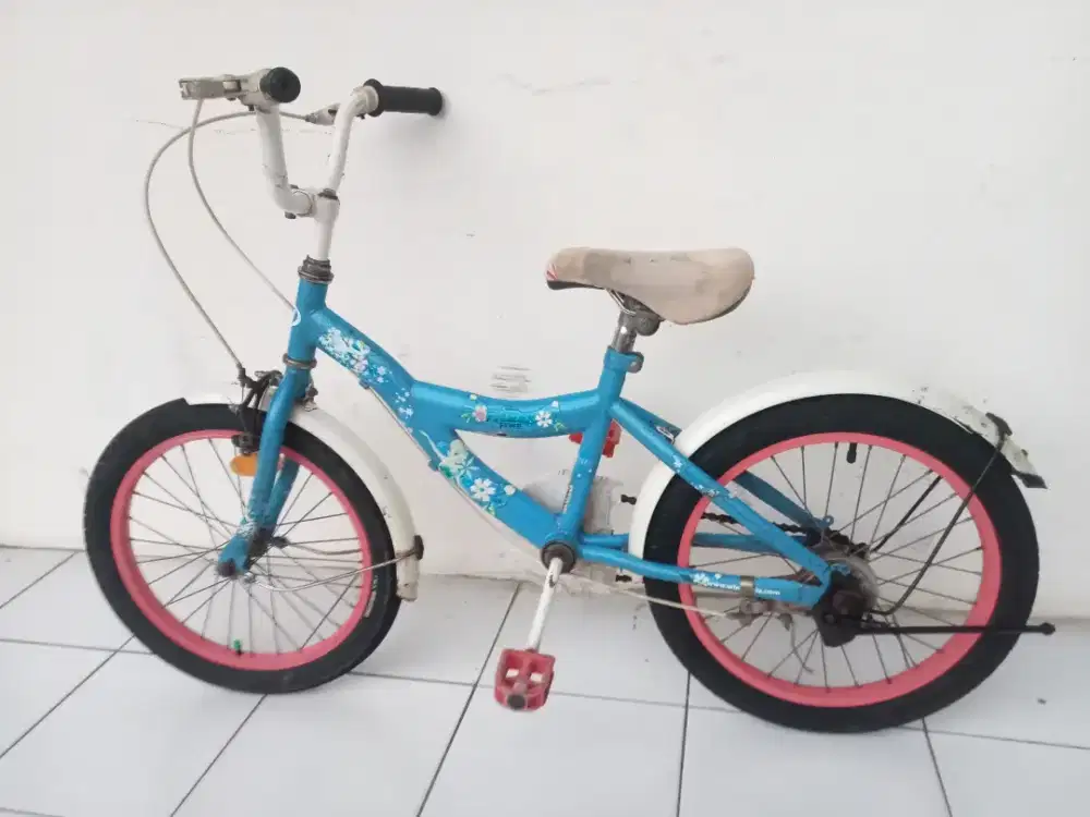 Wimcycle Frozen 18, sepeda anak bekas bagus