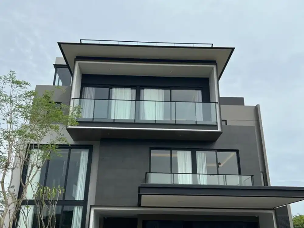 Dijual Rumah Brand New 3 Lantai Include Lift di Layton At Navapark Dekat The Breeze & Akses Tol