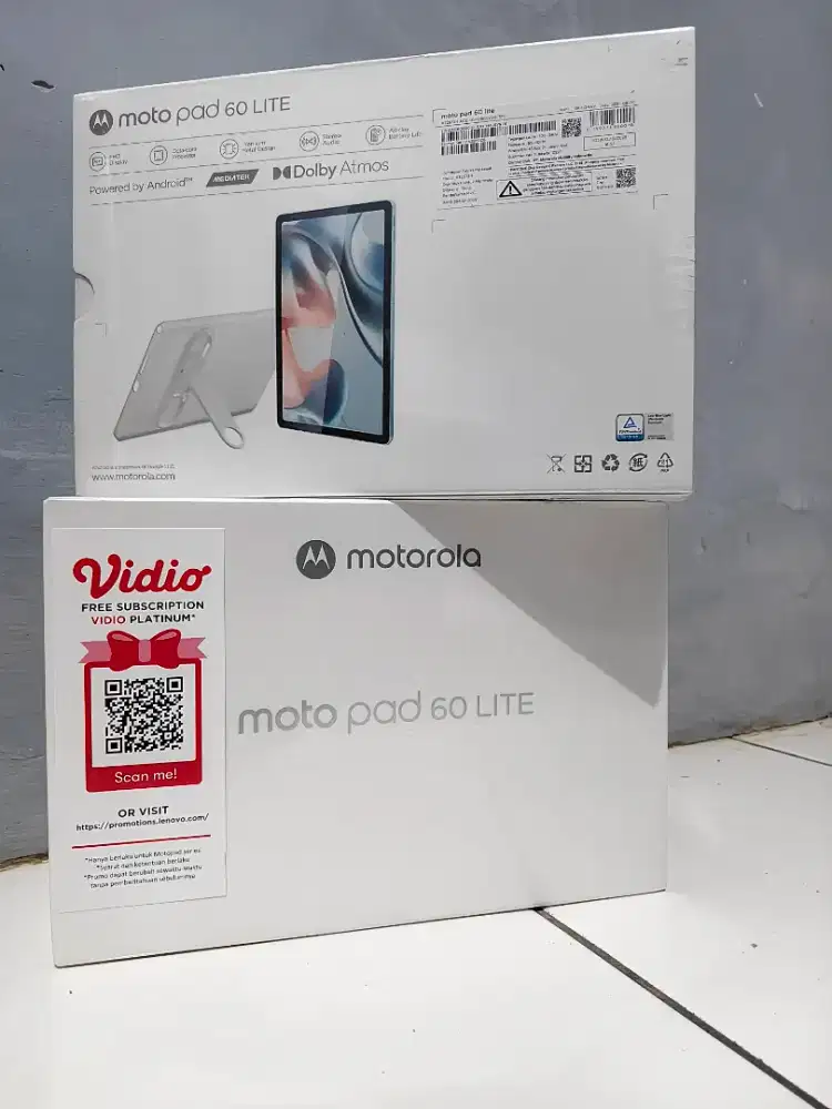 BNIB motorola motopad 60 lite