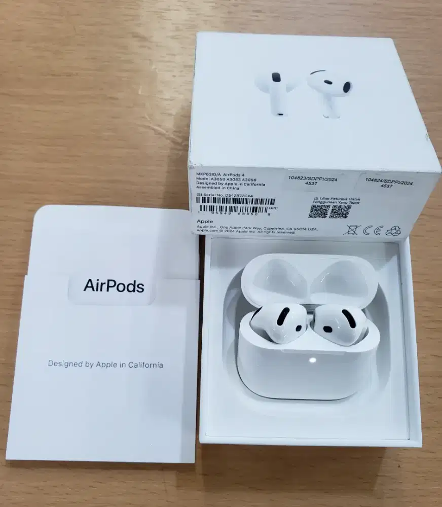 AirPods 4 Mulus Resmi iBox Baru sebulan