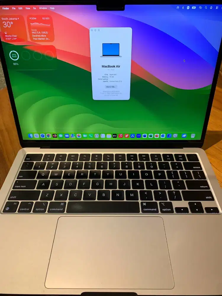 Macbook Air M2 16/256GB iBox Garansi ON April 2027
