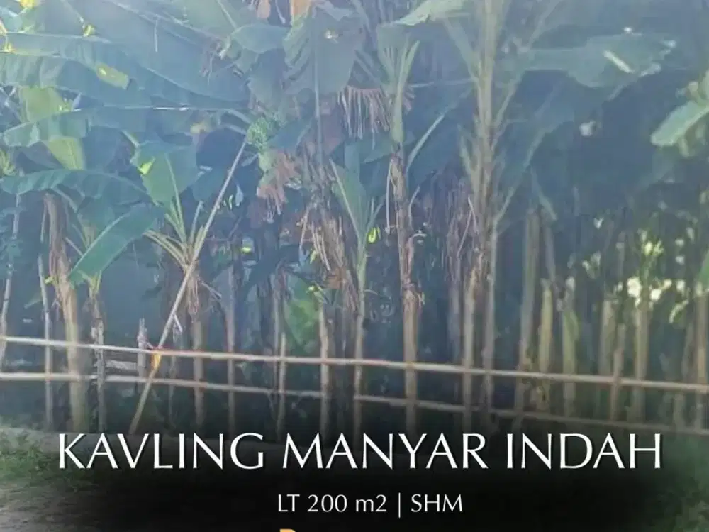 Jual tanah kavling di Manyar Indah Surabaya