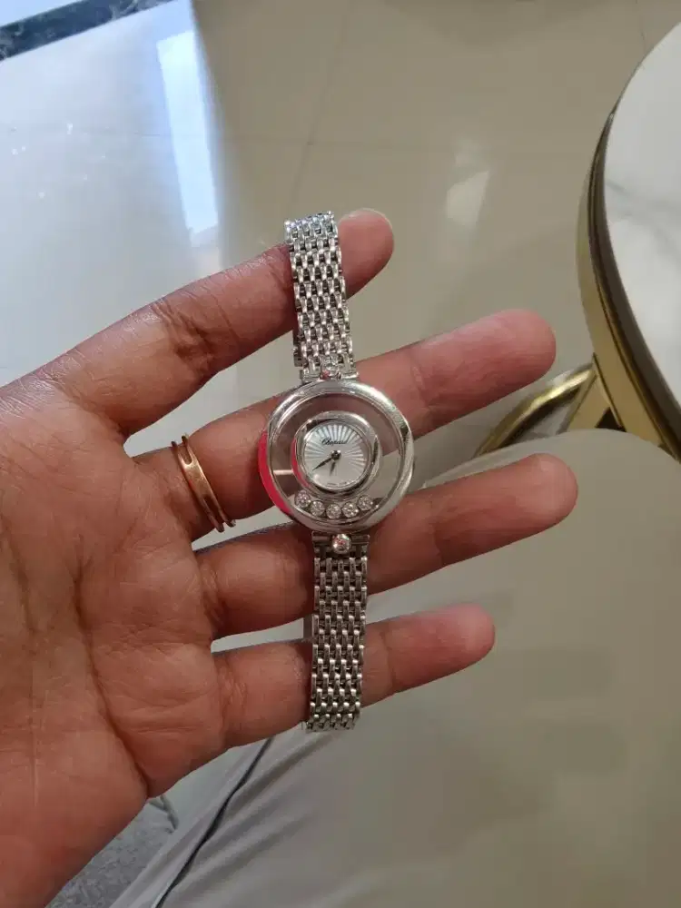Chopard happy diamond watch emas 750