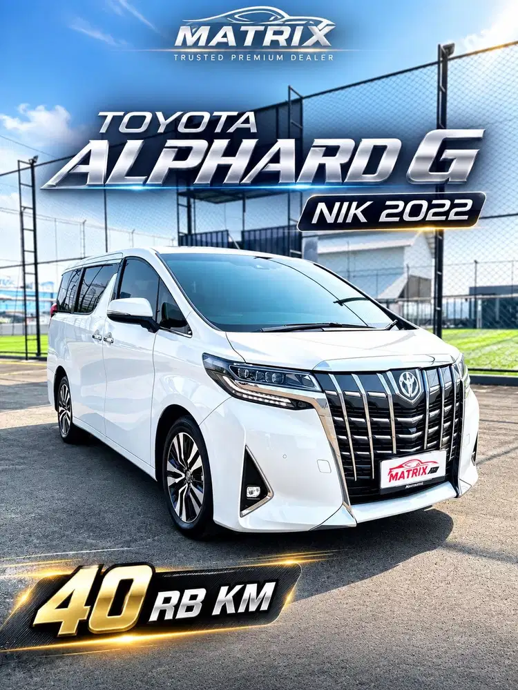 2022[40RBKM] TOYOTA ALPHARD G! TOYOTA ! Mobil toyota ! ALPHARD G
