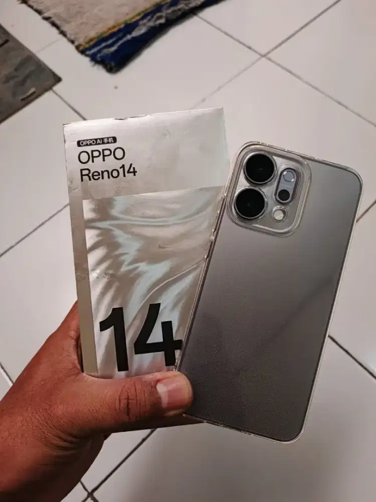 Oppo reno 14 16/256 rom china fullset mulus