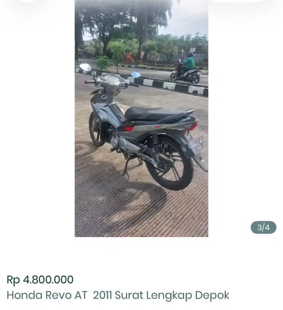 honda revo att 2011 ss lengkap lokasi bekasi
