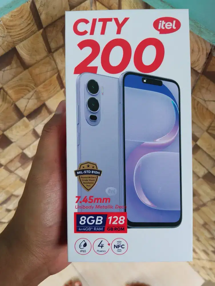 Itel city 200 ram 4+4(8)/128