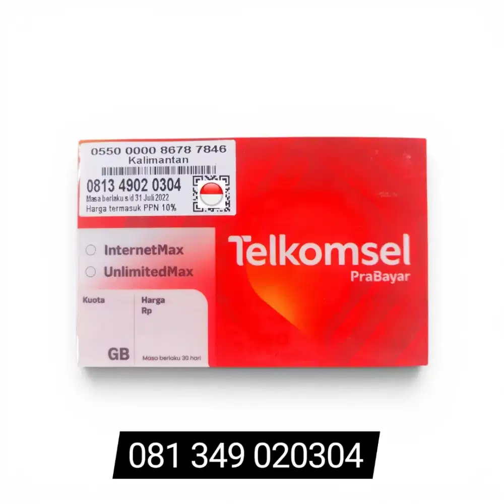 Nomor Cantik Telkomsel Urut Naik Rapi Simpel