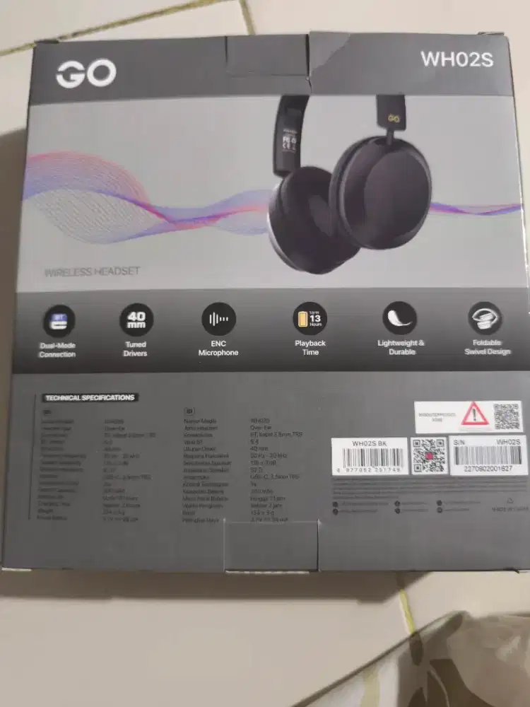 Fantech GO Wireless Headset WH02S